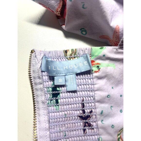 Hill House Isabella Crop Top Ladies Size Small Sea Creatures - Picture 5 of 7